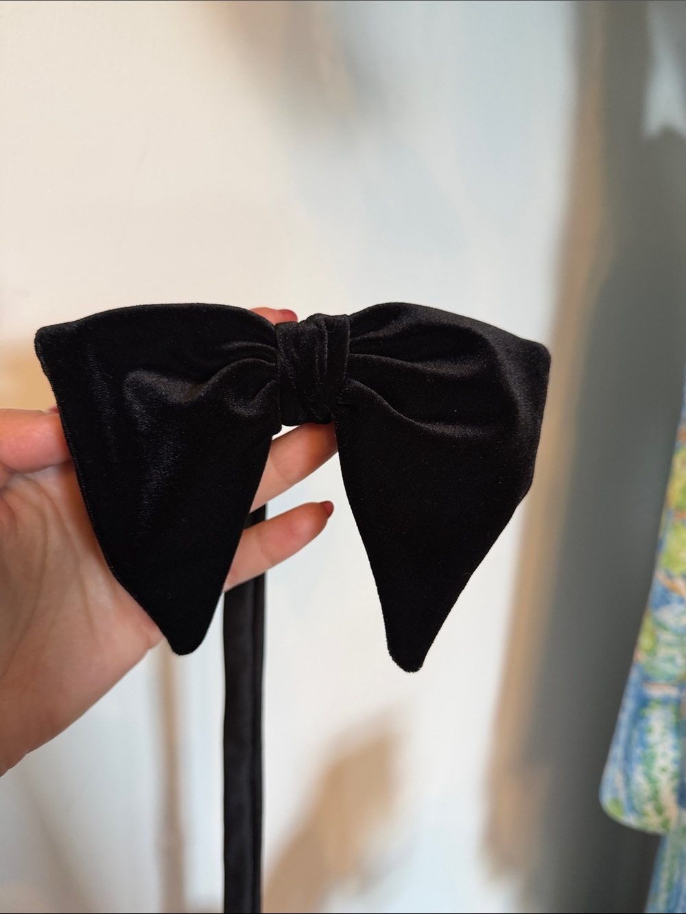 Black Velvet Bow Tie